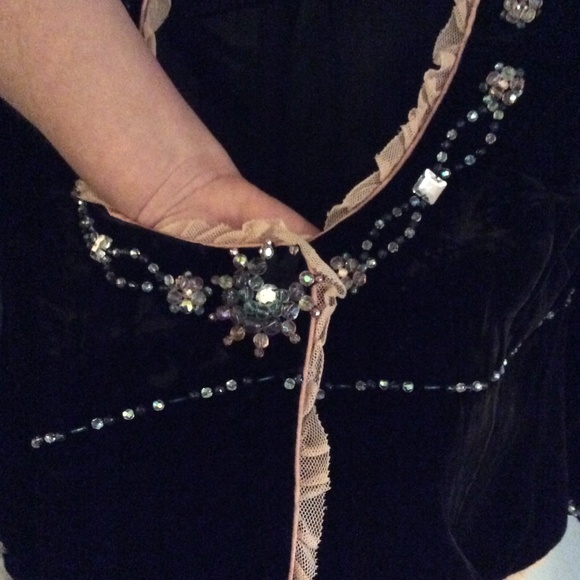 Beautiful Black Velvet Nanette Lepore  jacket - Picture 3 of 4